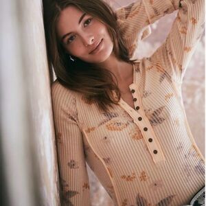 FREE PEOPLE Layer Me Thermal Henley